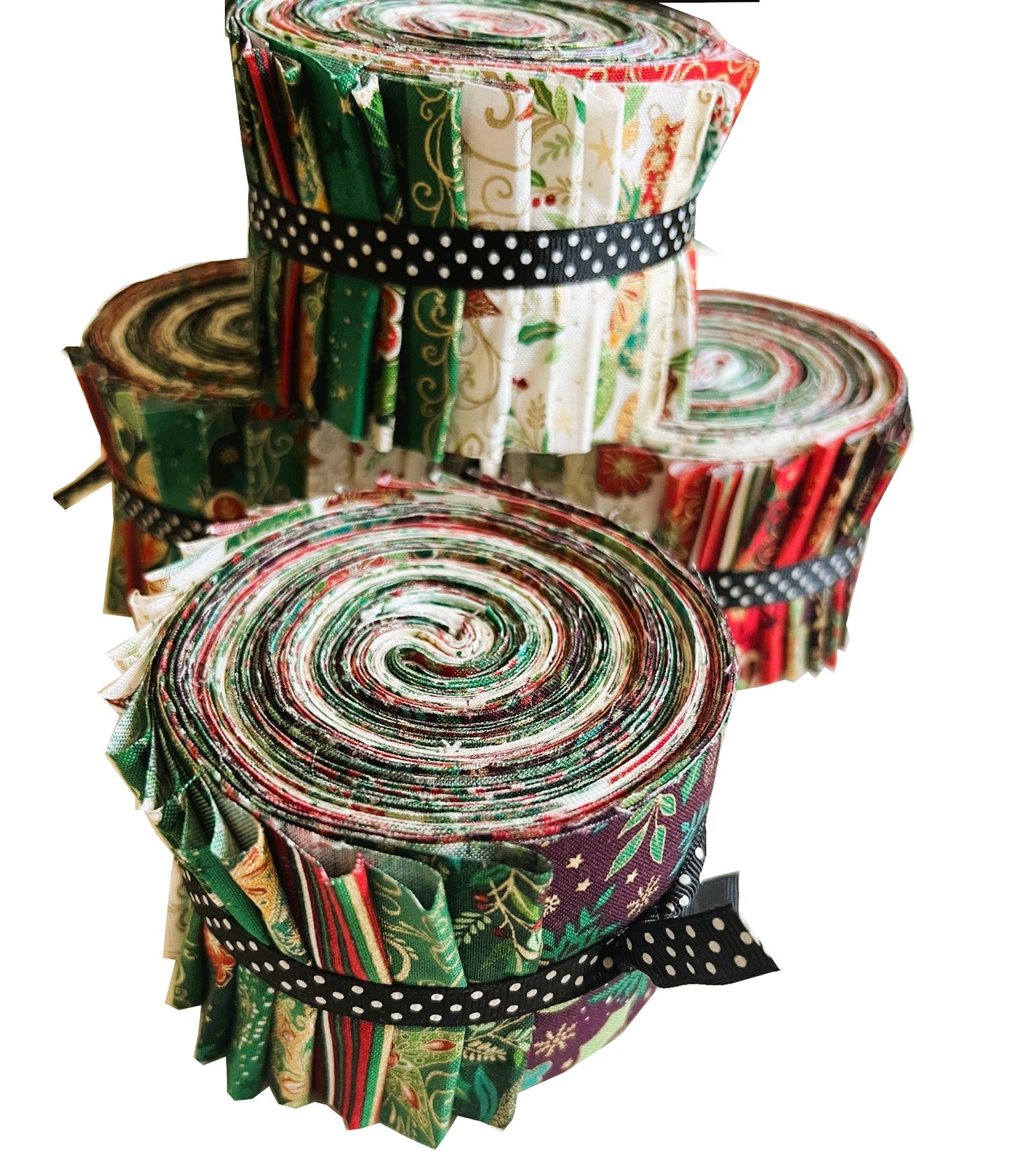 Makower Adorn Christmas Collection - Jelly Roll
