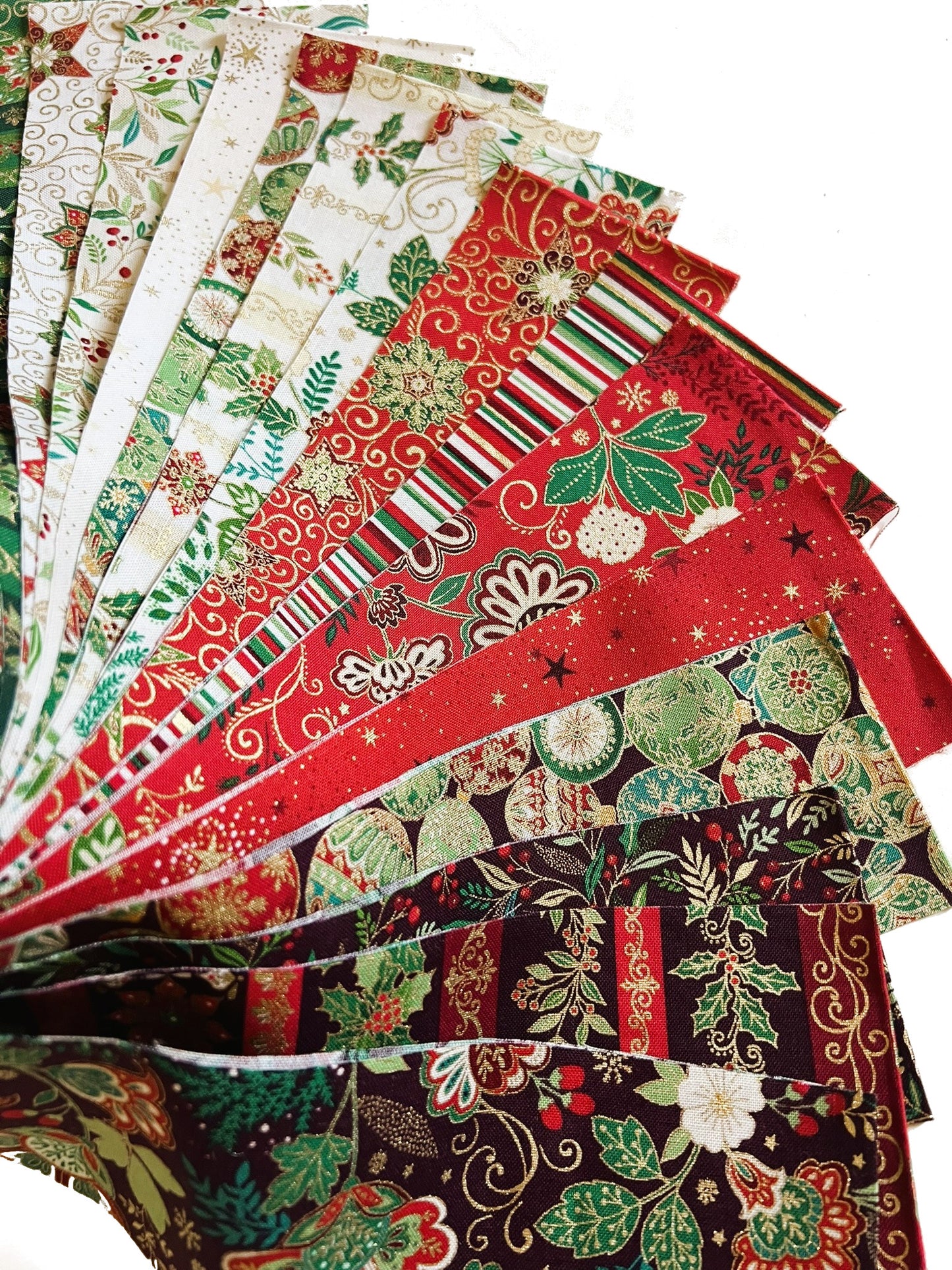 Makower Adorn Christmas Collection - Jelly Roll