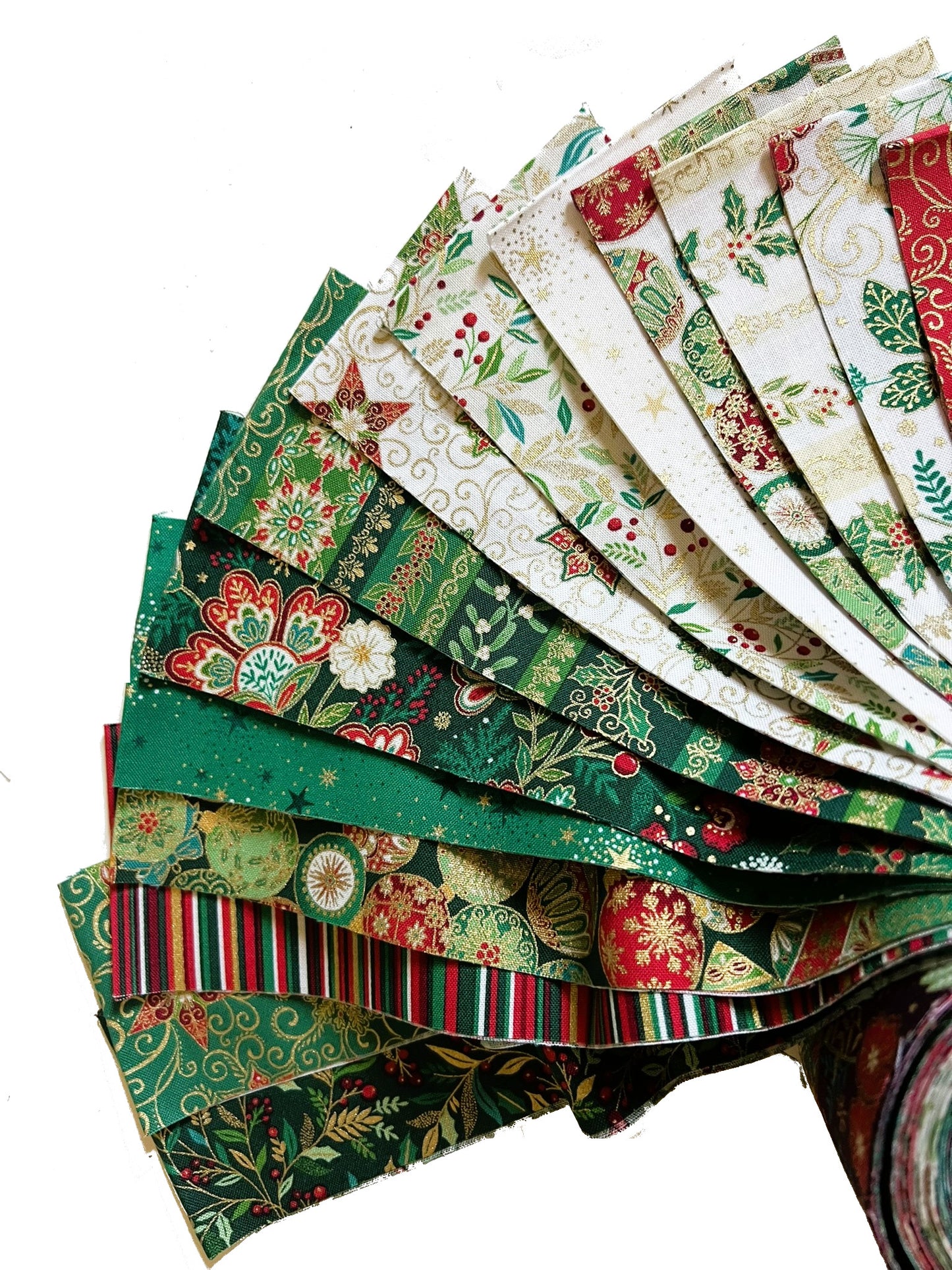 Makower Adorn Christmas Collection - Jelly Roll