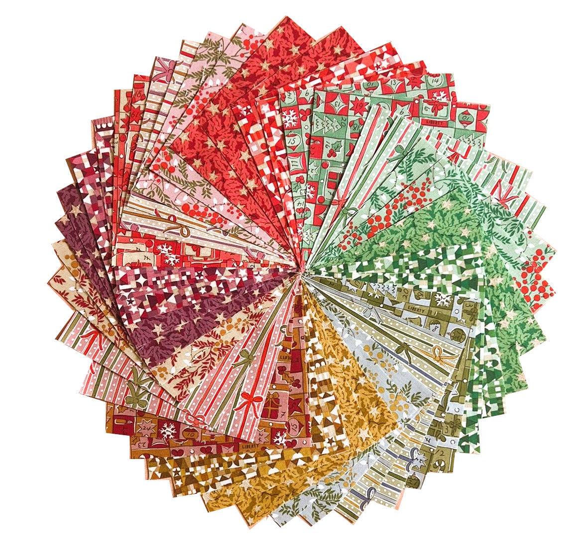 Liberty Festive Magic Collection - Christmas Charm Pack