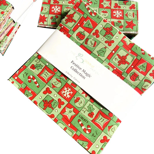 Liberty Festive Magic Collection - Christmas Charm Pack