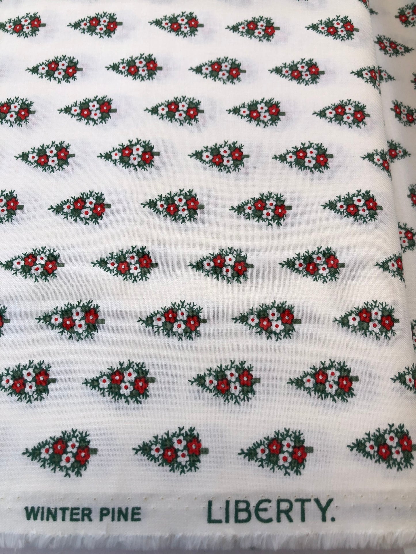 Liberty Christmas Fabric - Winter Pine Fabric