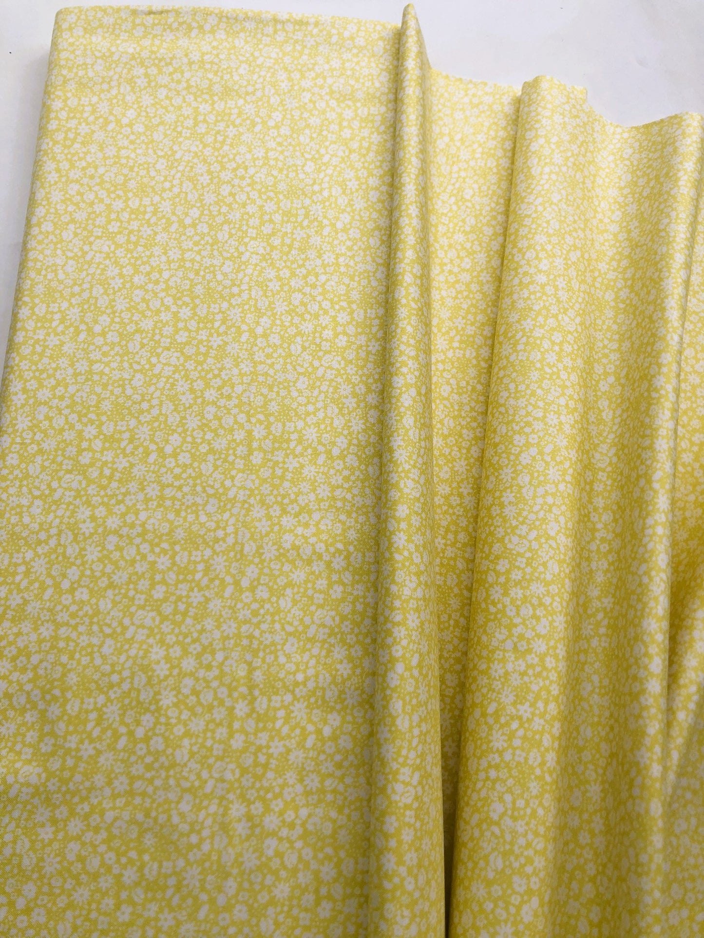 Liberty Fabric Carnaby Collection  - Yellow Bloomsbury Silhouette