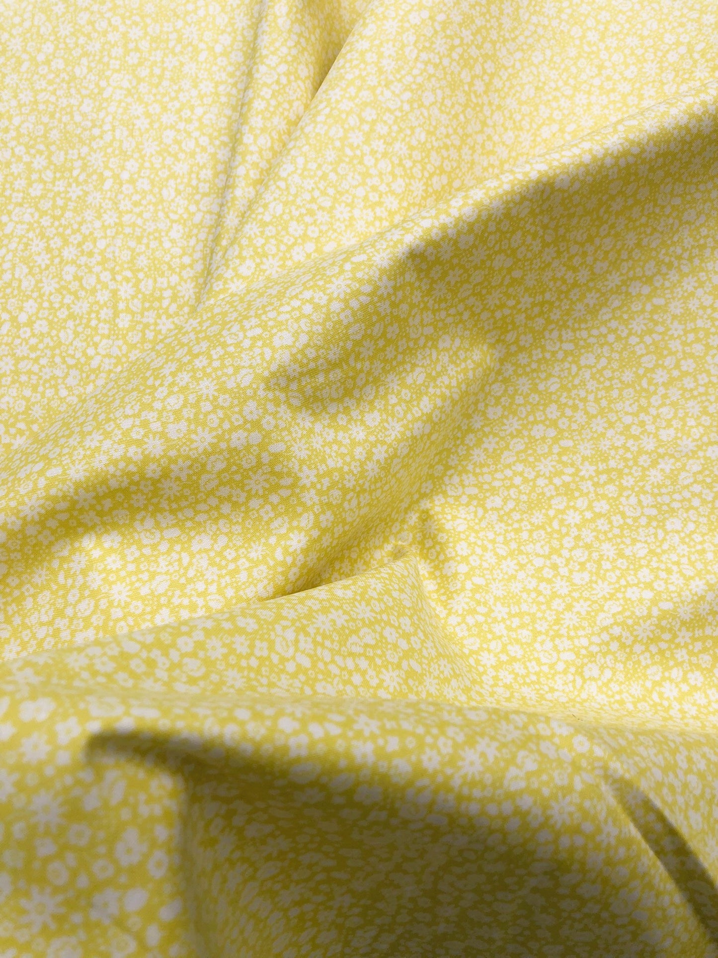 Liberty Fabric Carnaby Collection  - Yellow Bloomsbury Silhouette