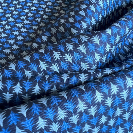 Liberty Christmas Fabric - Merry & Bright Collection, Festive Firs