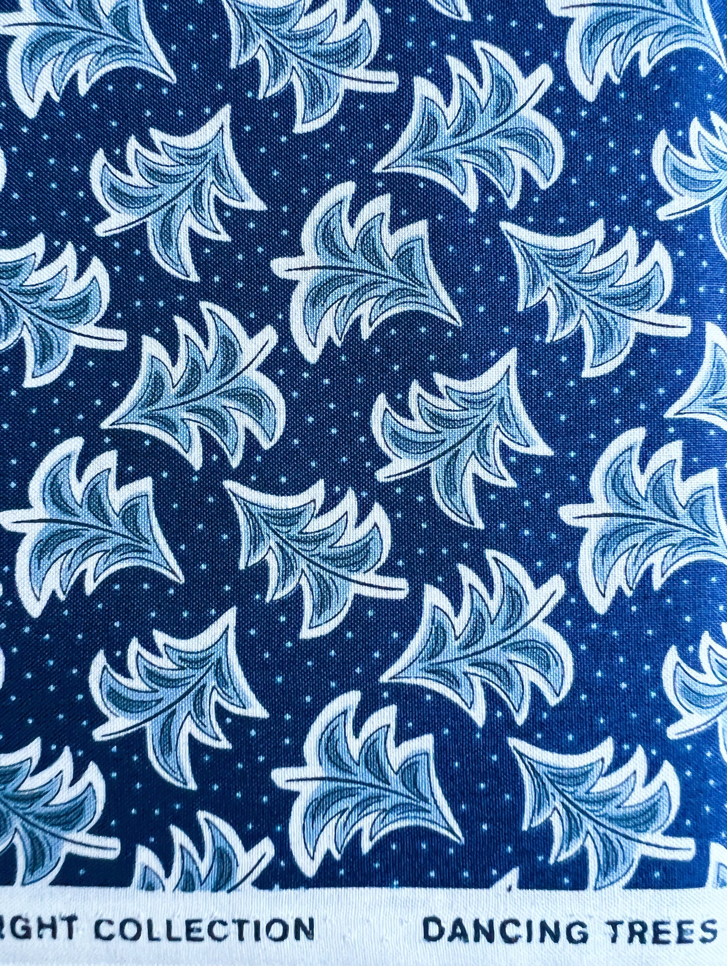 Liberty Christmas Fabric - Merry & Bright Collection, Dancing Trees