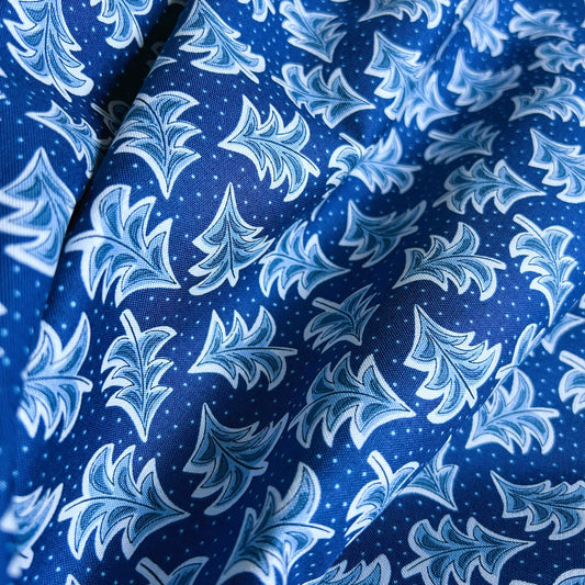Liberty Christmas Fabric - Merry & Bright Collection, Dancing Trees