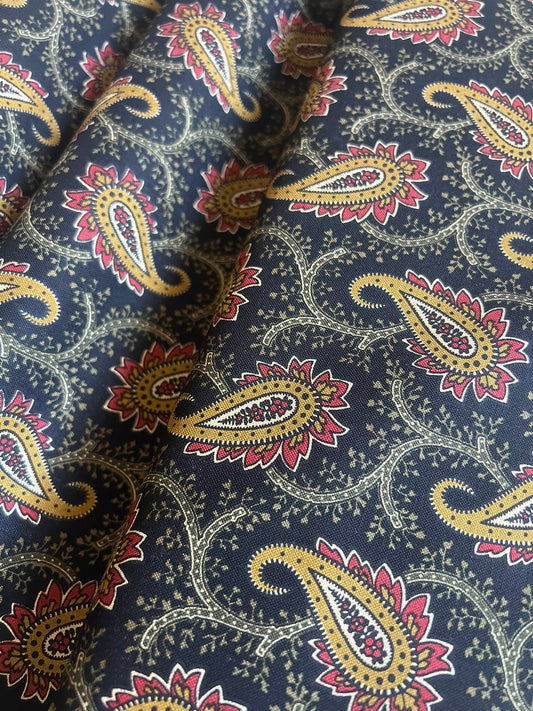 Makower Madison Manor - Paisley black