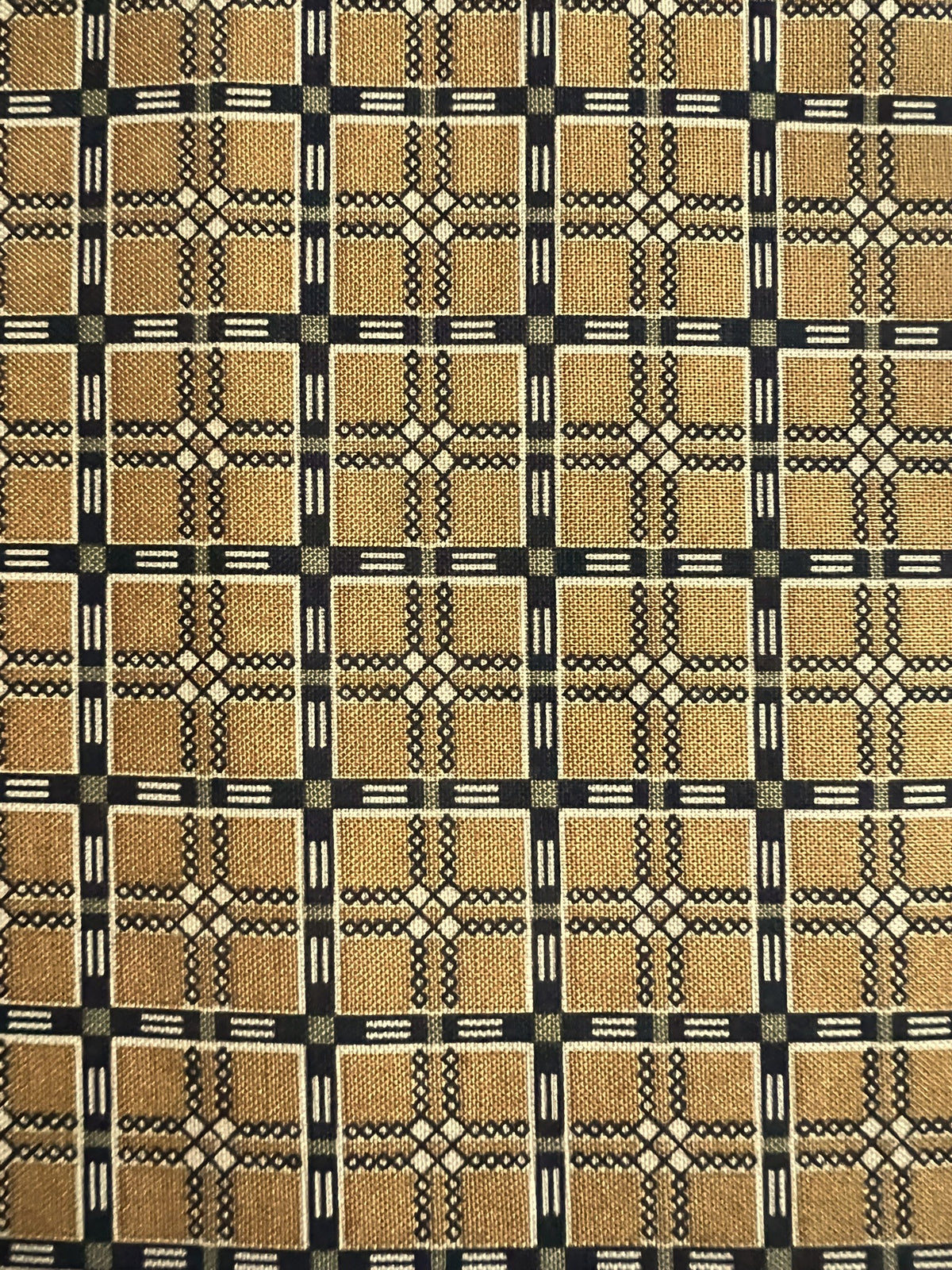 Makower Madison Manor - Plaid yellow