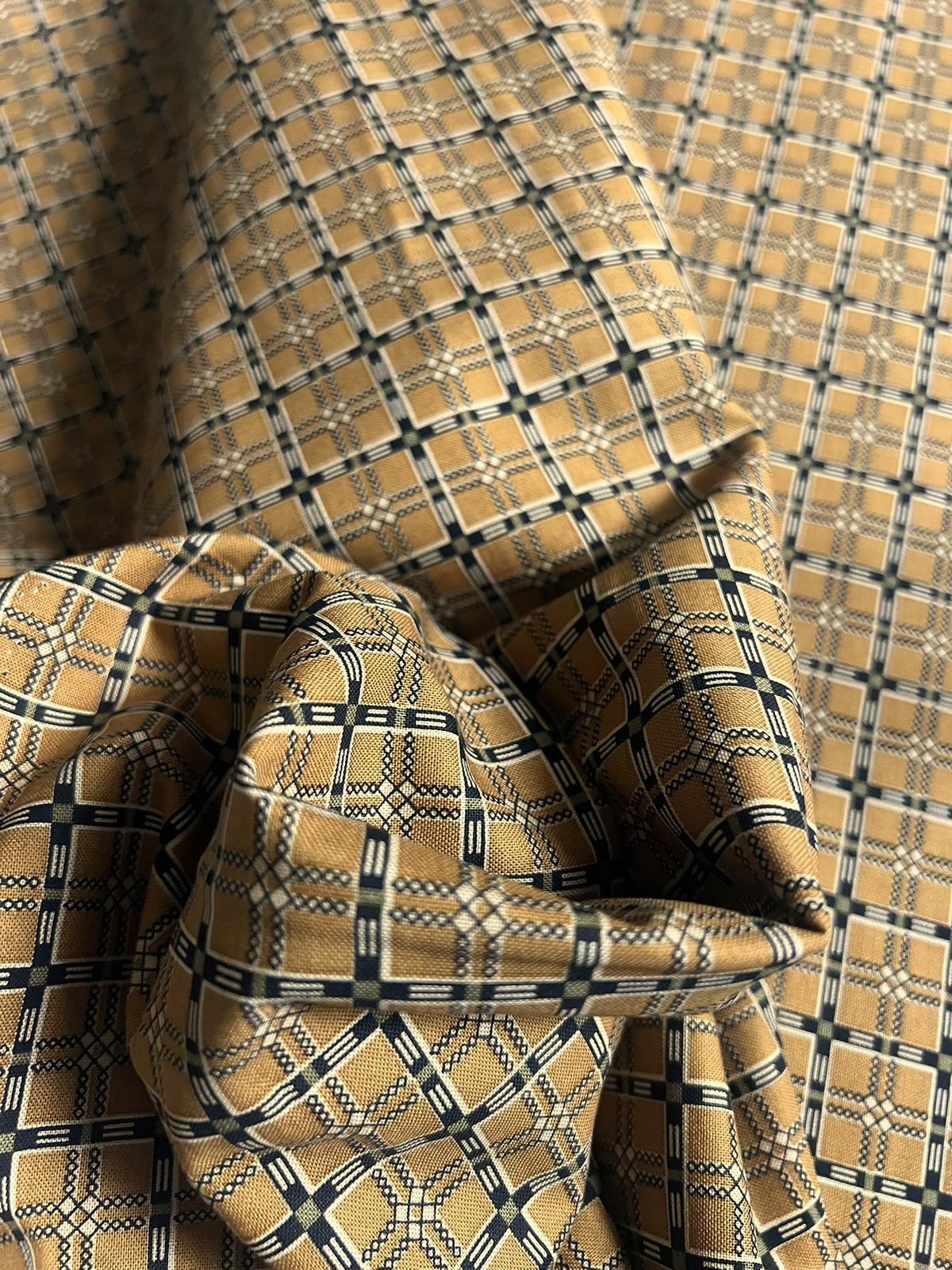 Makower Madison Manor - Plaid yellow