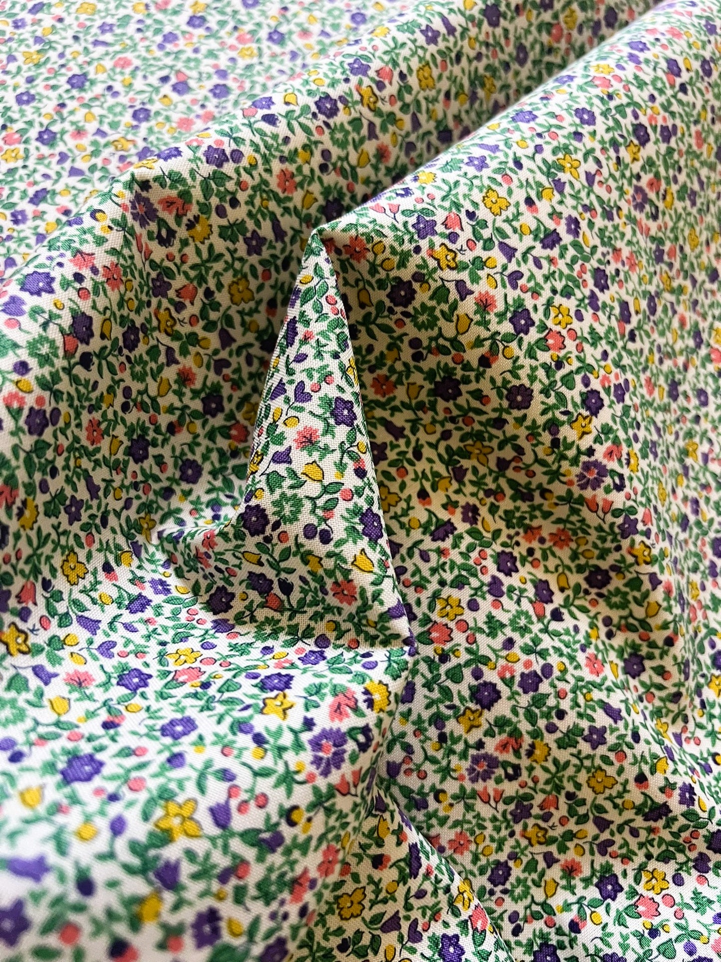 Liberty Fabric Everlasting - Posy Haze purple