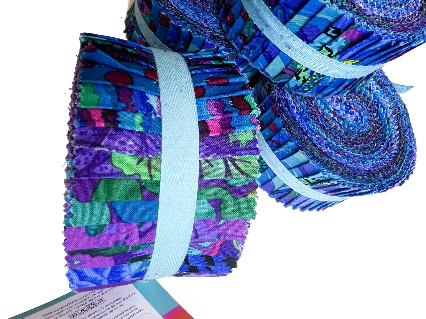Jelly Roll Kaffe Fassett quilting cotton - Classic collection Royal Blue
