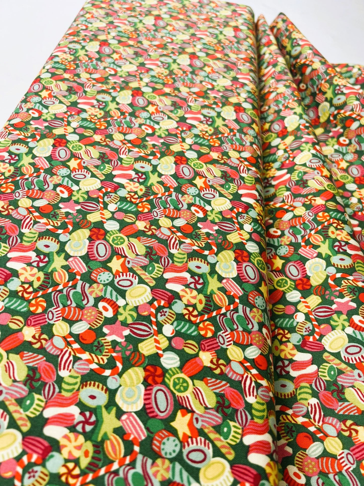 Liberty Christmas Fabric - Festive Xmas Sweet Surprise