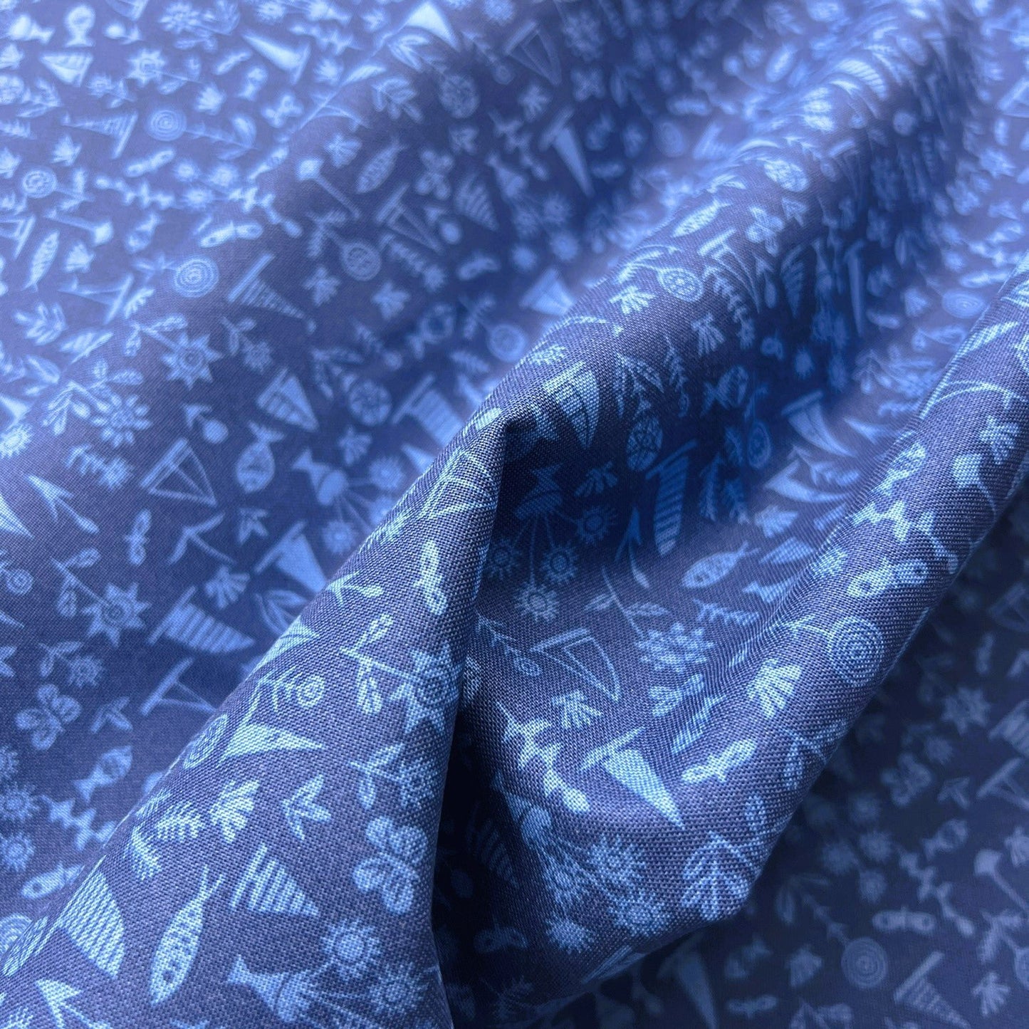 Liberty Fabric Riviera Collection - Sealife Blue