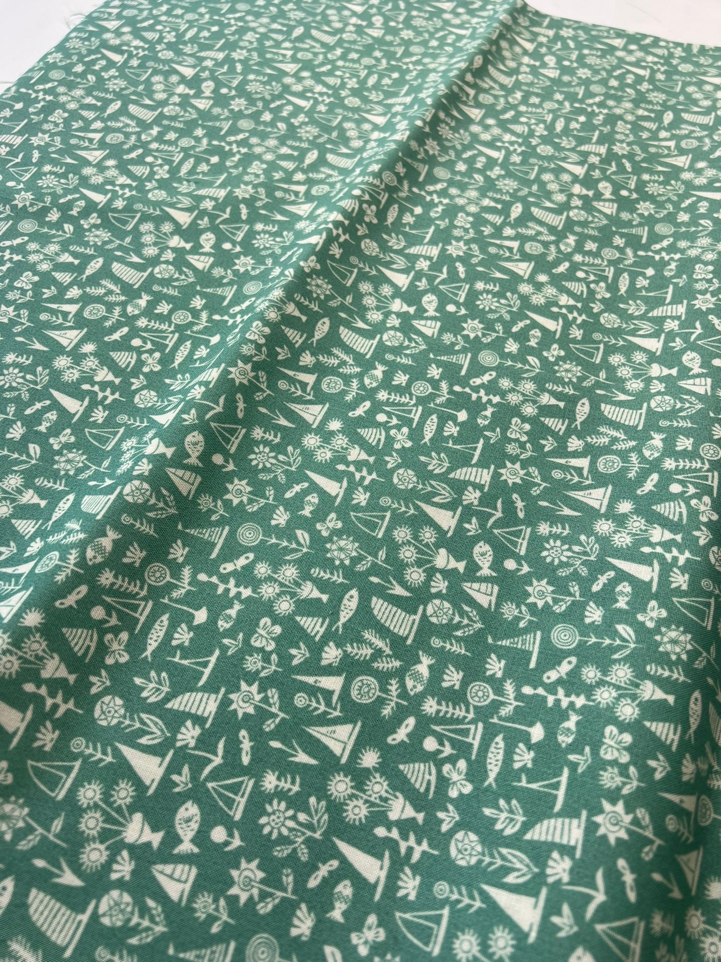 Liberty Fabric Riviera Collection - Sealife Green