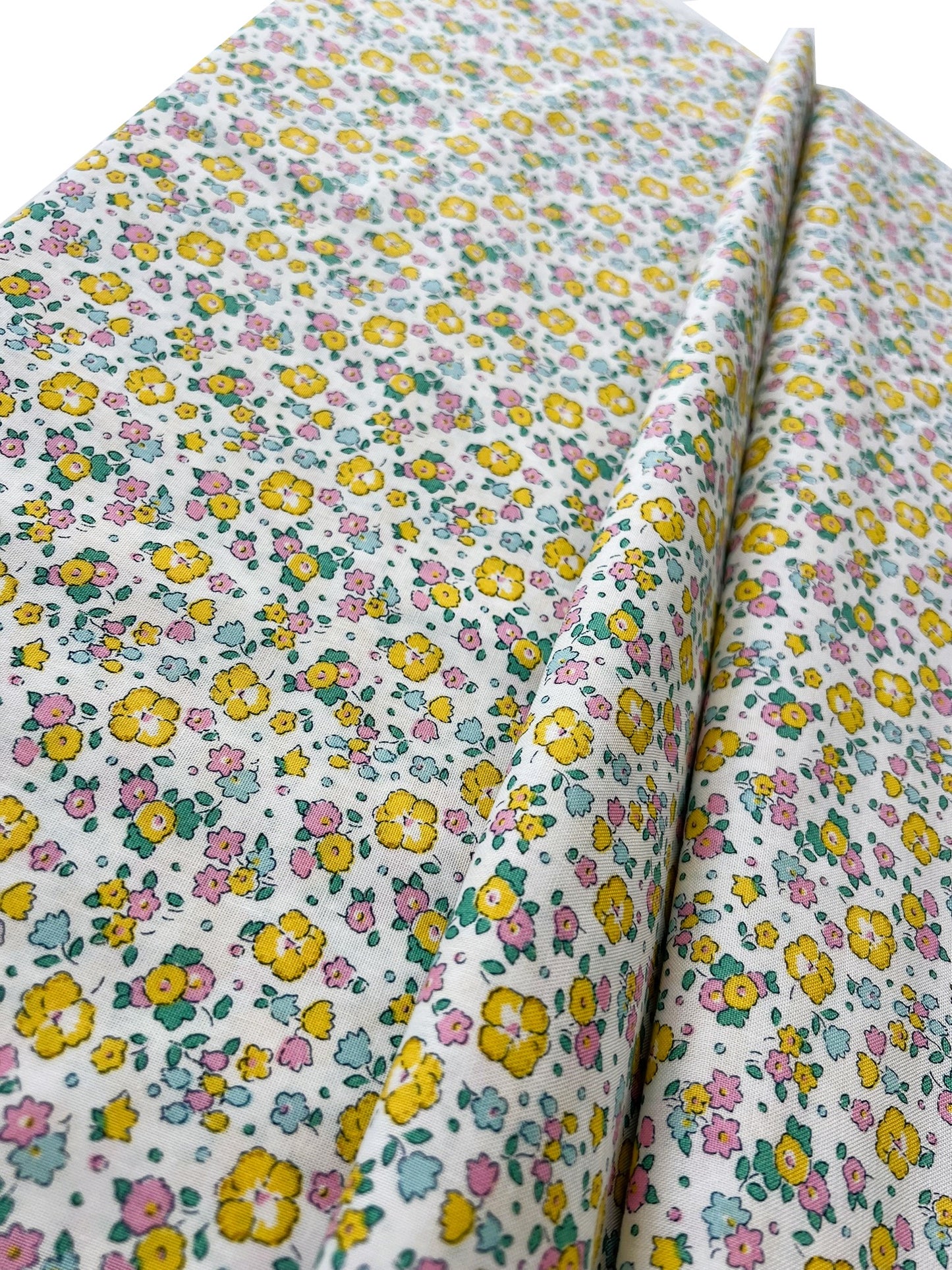 Liberty Fabric Riviera Collection - Seaside Blossom Yellow