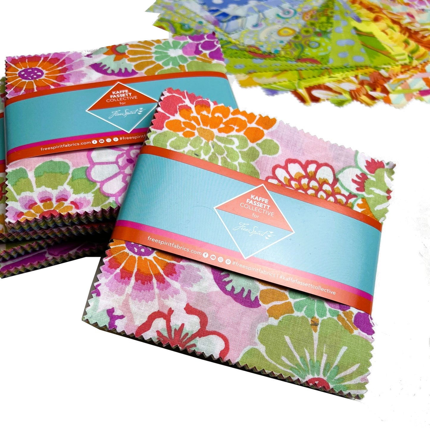 Kaffe Fassett Charm Pack quilting cotton - Classic collection Sorbet