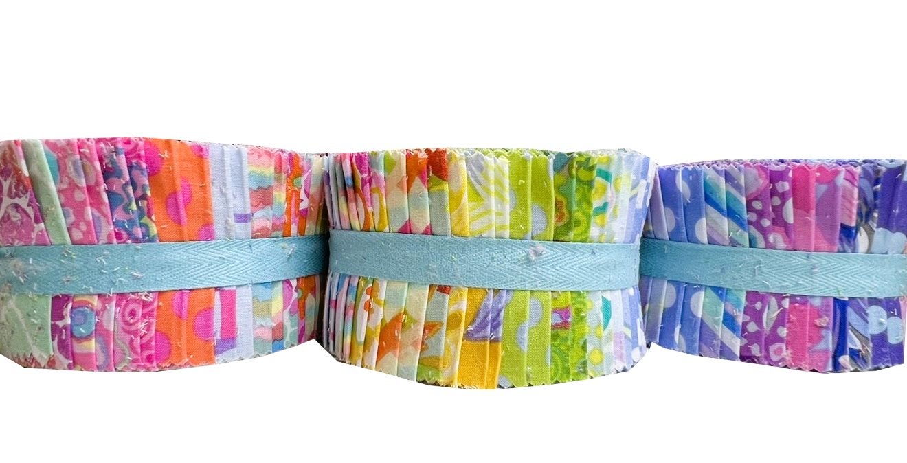 Jelly Roll Kaffe Fassett quilting cotton - Classic collection pastel Sorbet