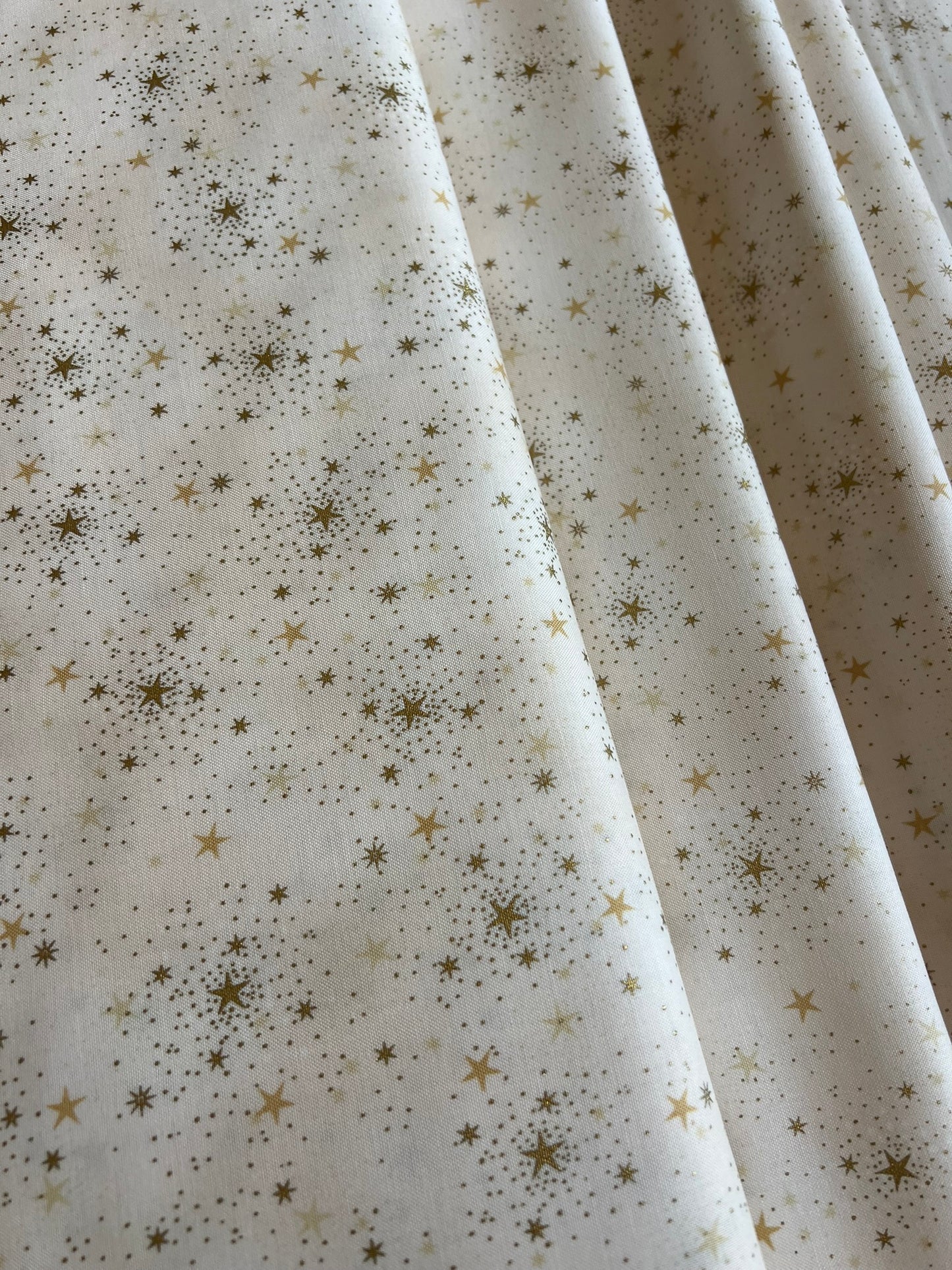 Makower Adorn Christmas Collection - Sparkle, cream