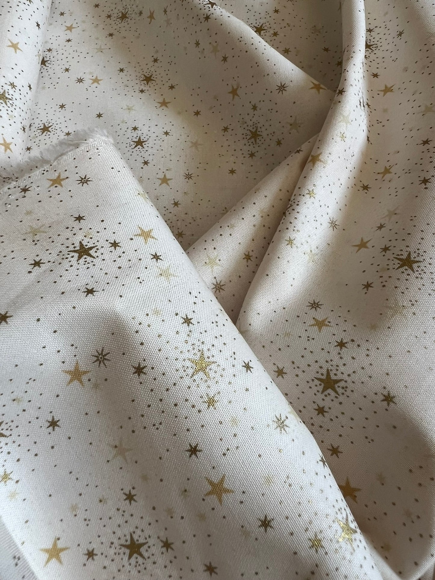 Makower Adorn Christmas Collection - Sparkle, cream