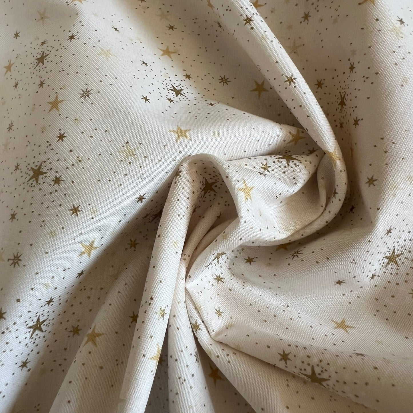 Makower Adorn Christmas Collection - Sparkle, cream