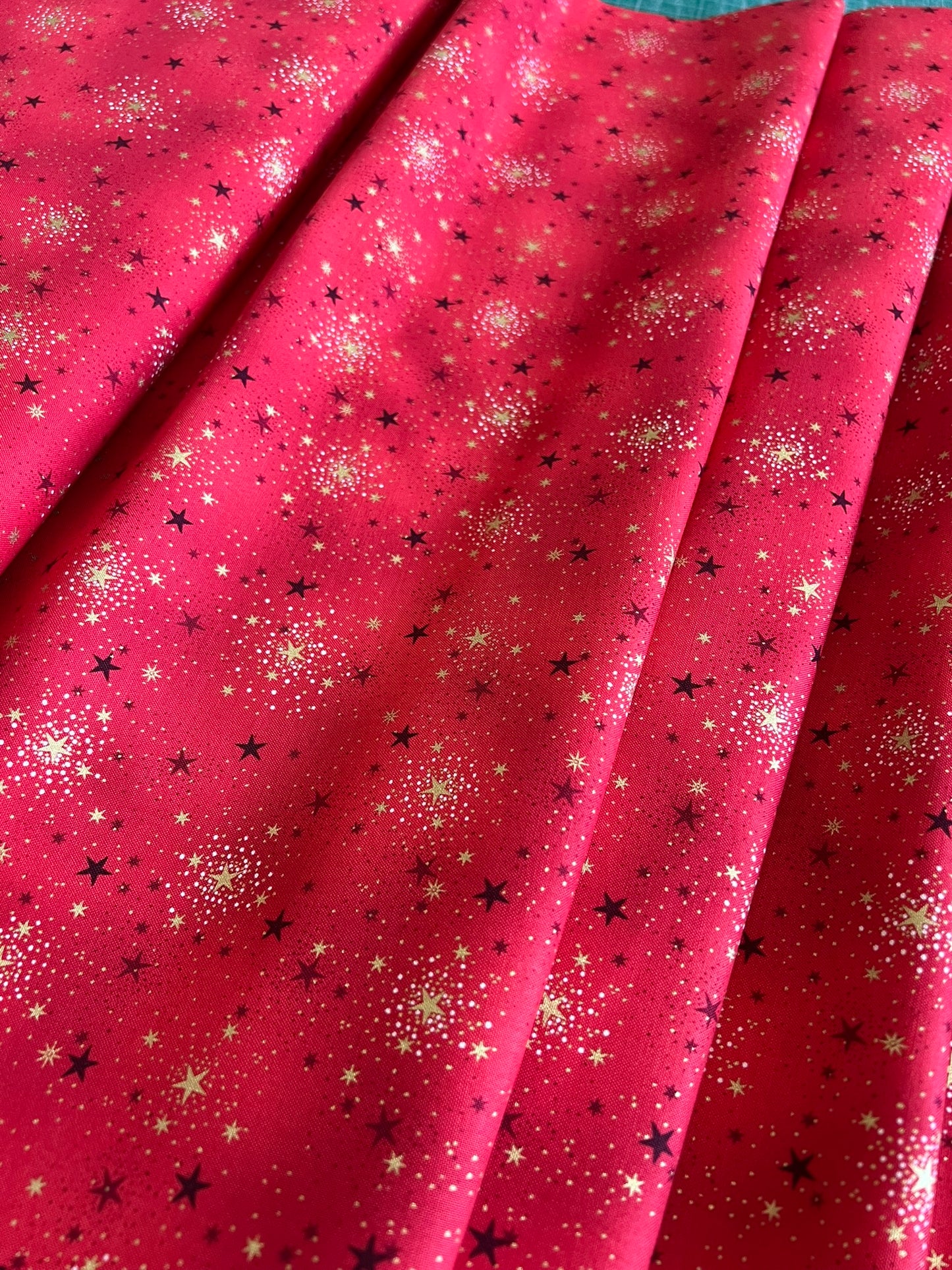 Makower Adorn Christmas Collection - Sparkle, red