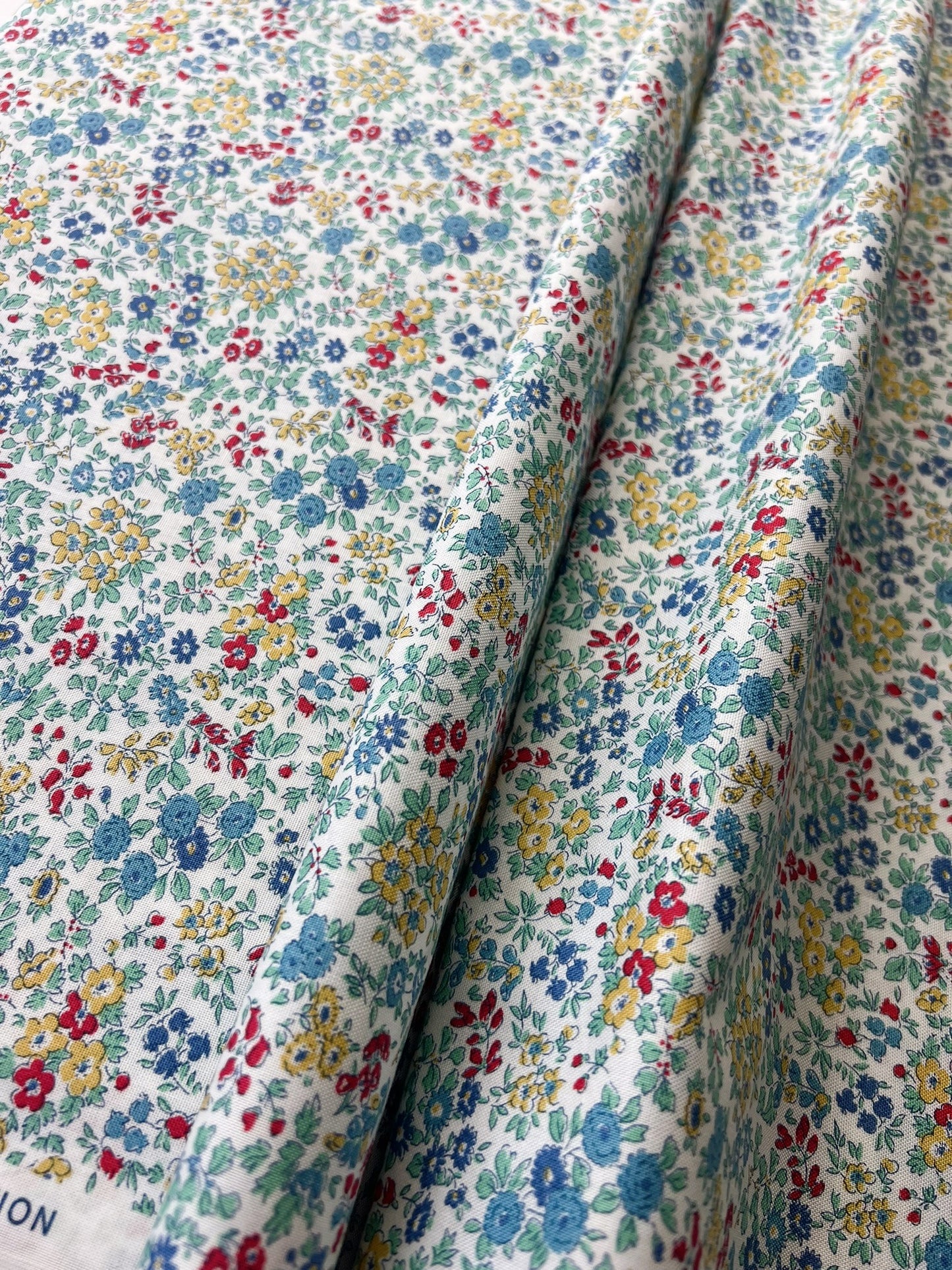 Liberty Fabric Riviera Collection - Summer Meadow Blue