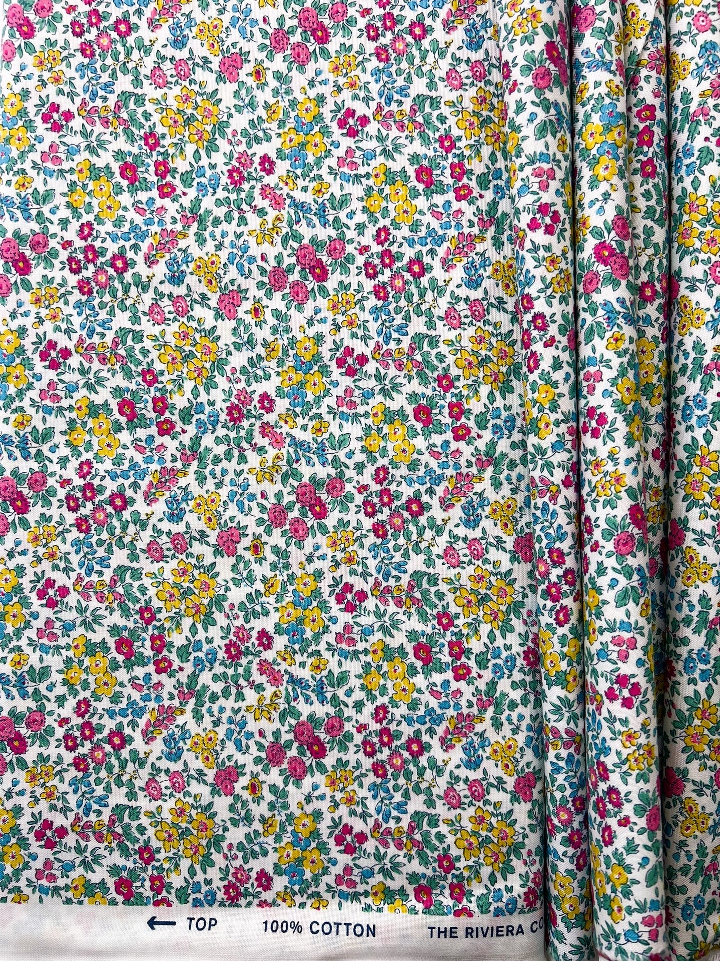 Liberty Fabric Riviera Collection - Summer Meadow Green