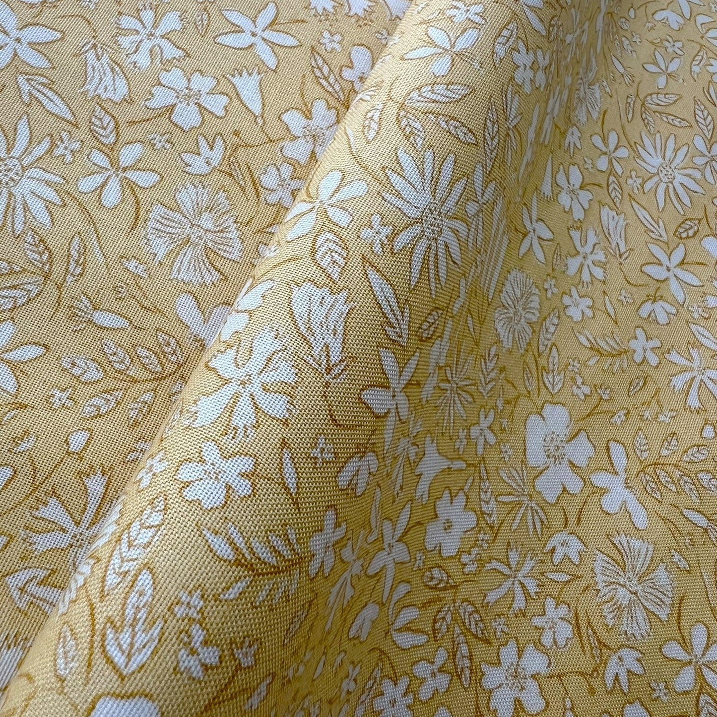 Liberty Fabric Riviera Collection - Summer Sketch Yellow