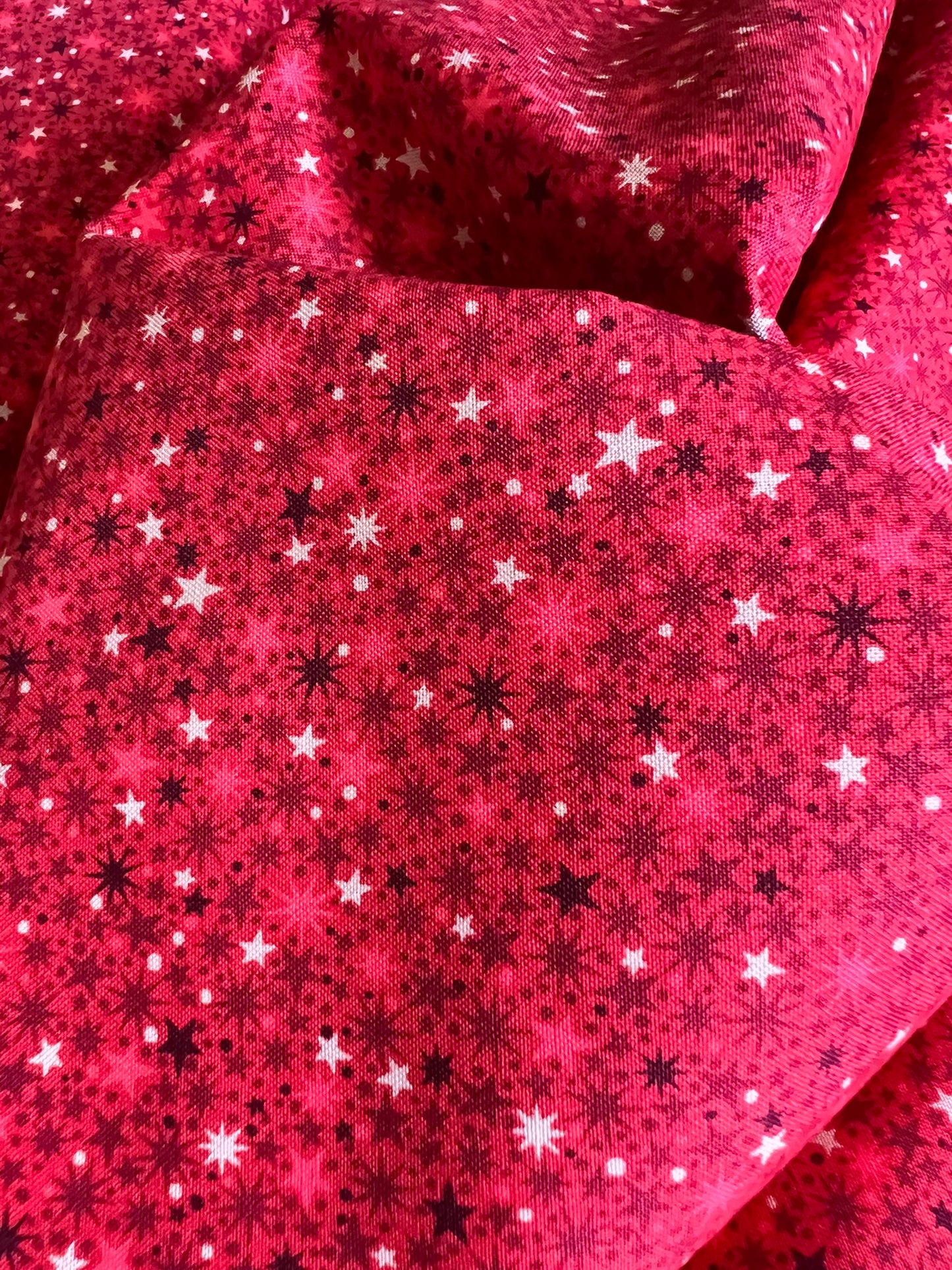Makower Nutcracker Christmas Collection - Twinkle, red