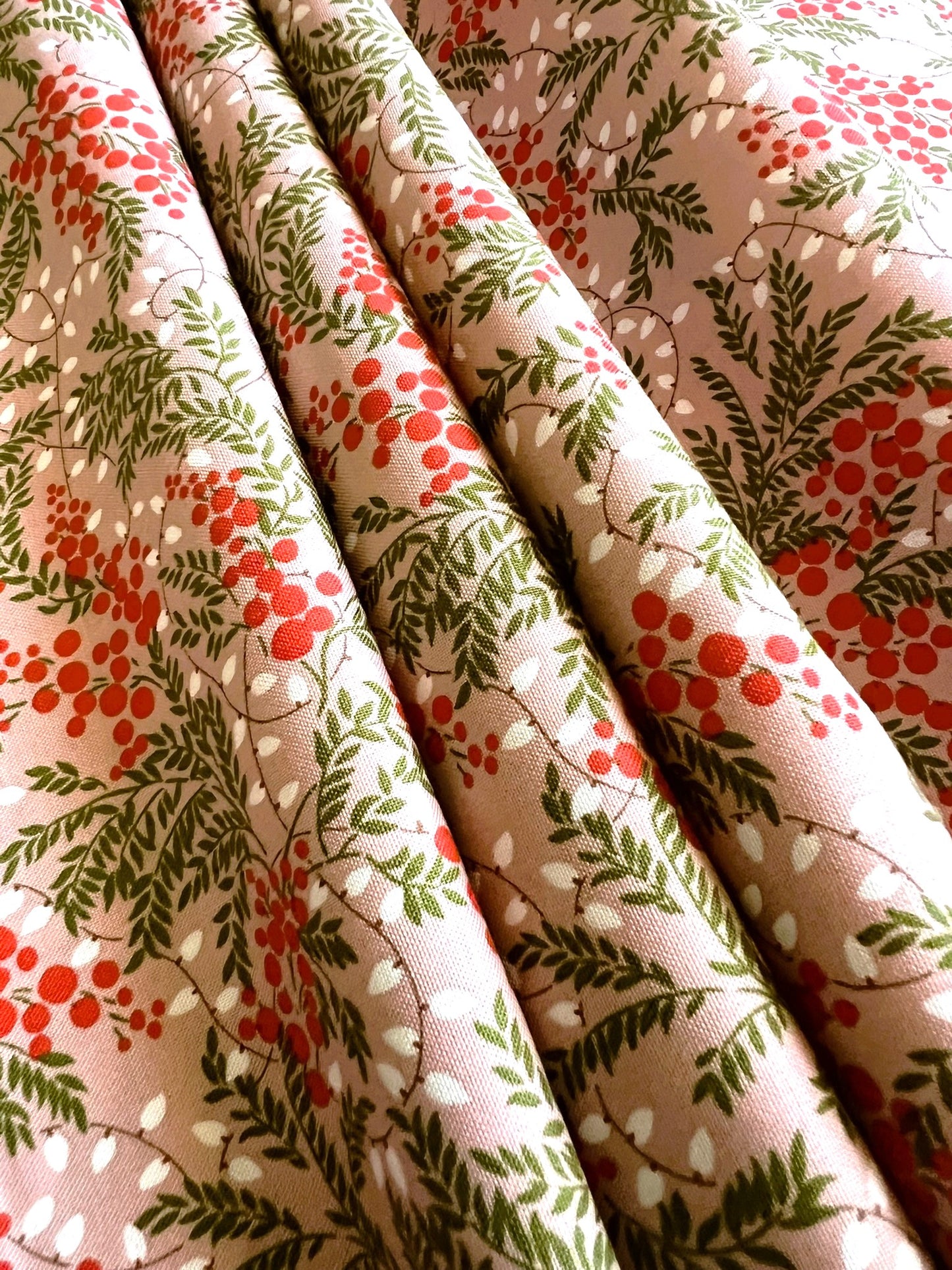 Liberty Christmas Fabric - Festive Magic Collection, Twinkling Lights D