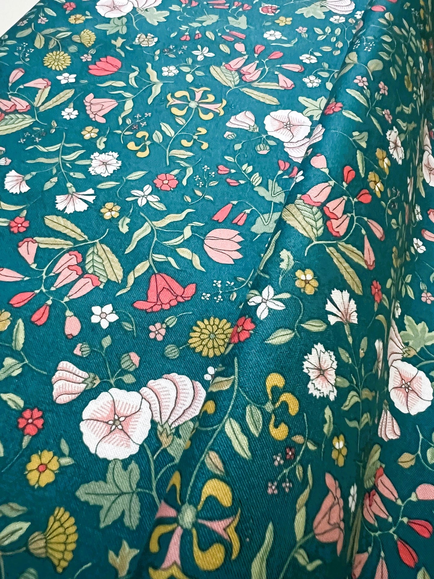 Liberty Fabric Everlasting - Wildflower Field Green