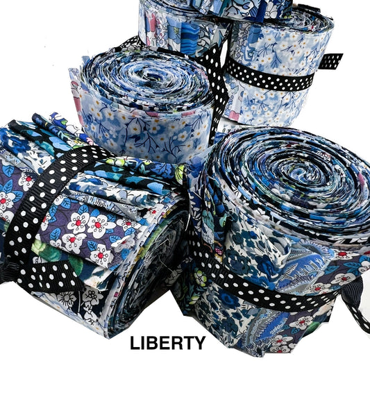 Liberty Fabric Tana Lawn® Jelly Roll Blue