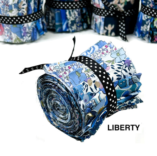 Liberty Fabric Tana Lawn® Jelly Roll Blue