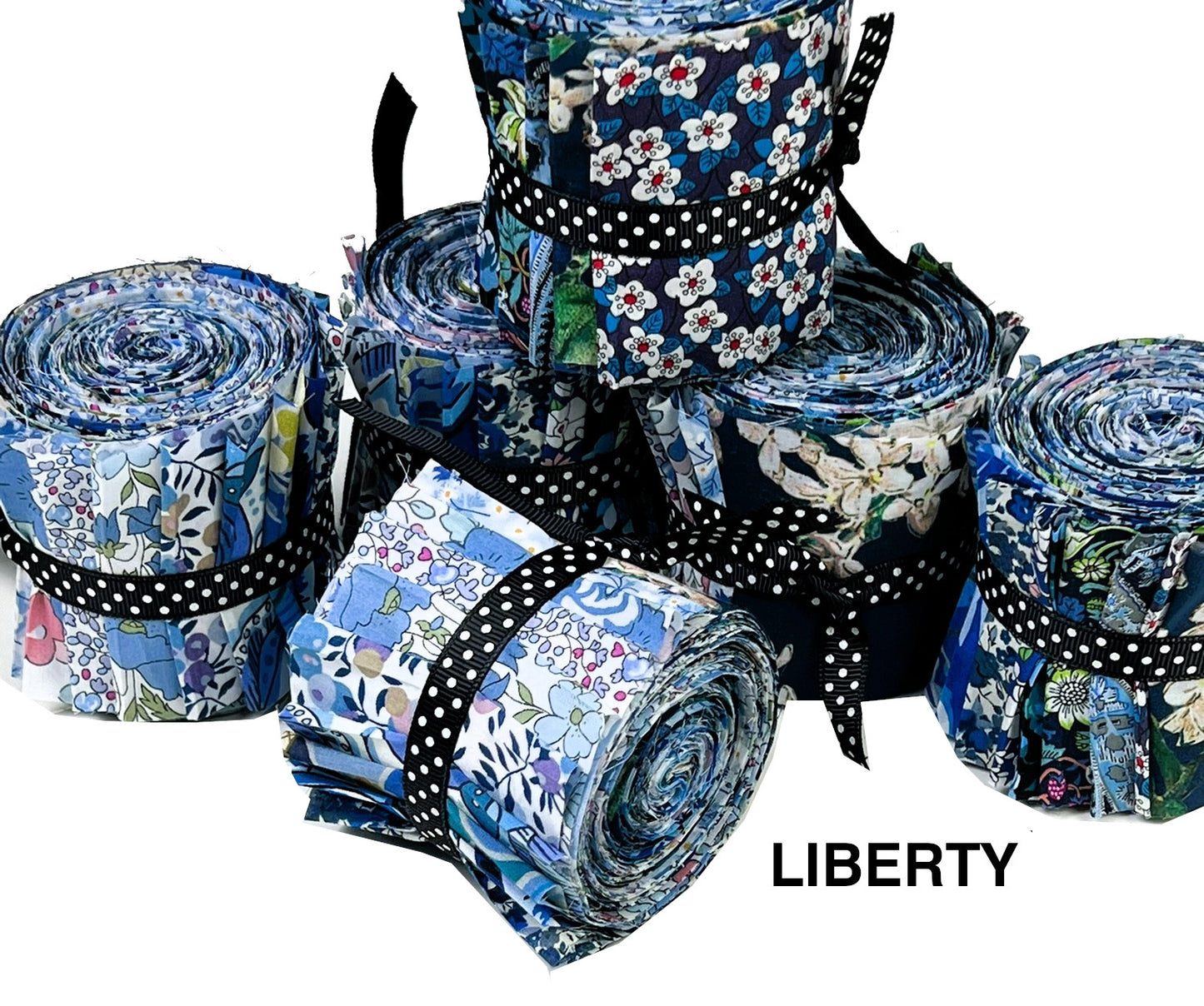 Liberty Fabric Tana Lawn® Jelly Roll Blue