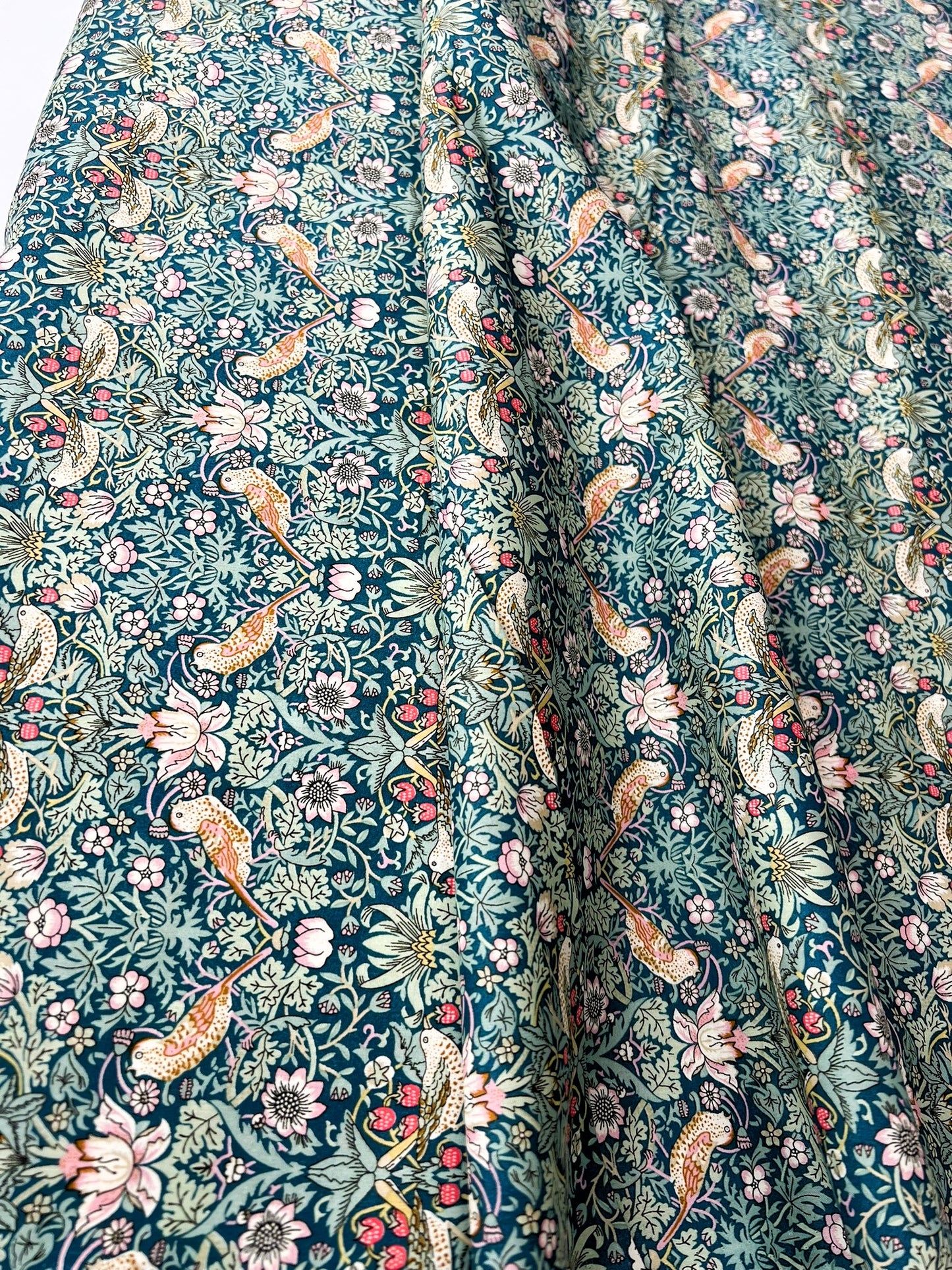 Liberty Fabric - Strawberry Thief P Tana Lawn Cotton