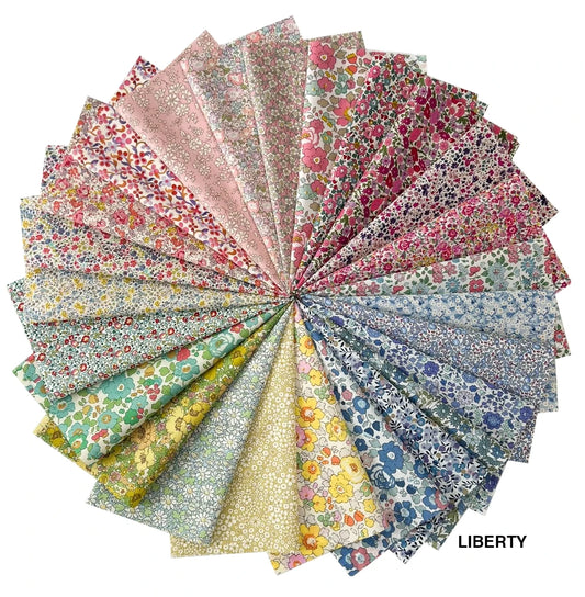 25 Liberty Fabric Tana Lawn® 10 inch Precut Pastel Squares