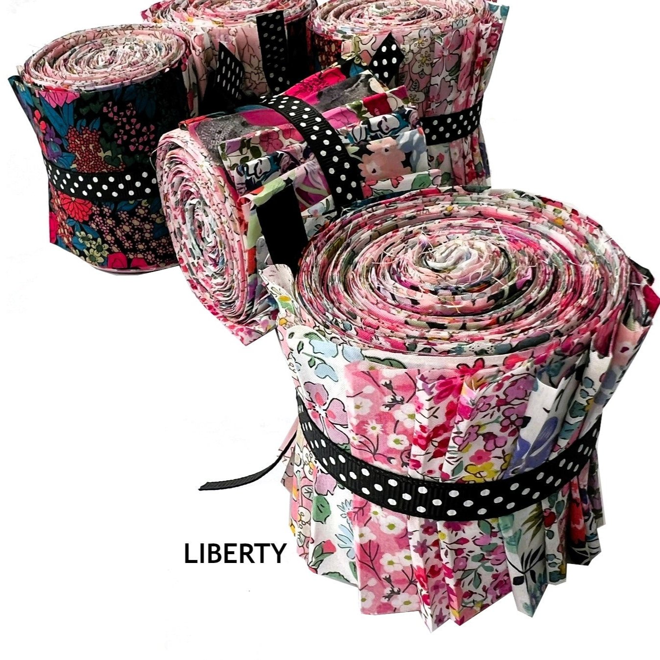 Liberty Fabric Tana Lawn® Jelly Roll Pink