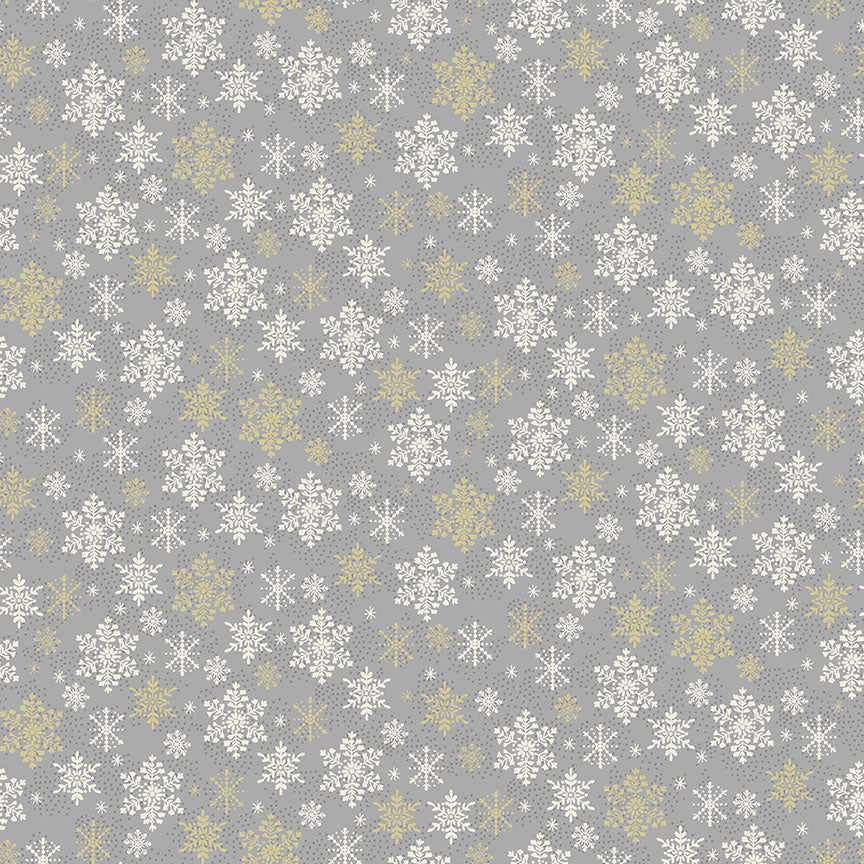 Makower Christmas Scandi Cotton Fabric  - Stars