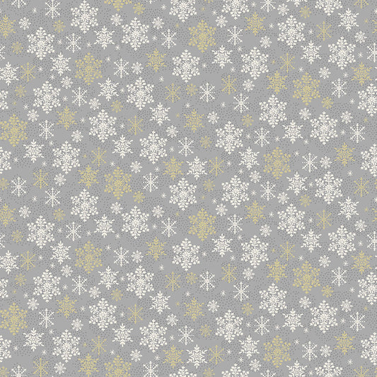 Makower Christmas Scandi Cotton Fabric  - Stars