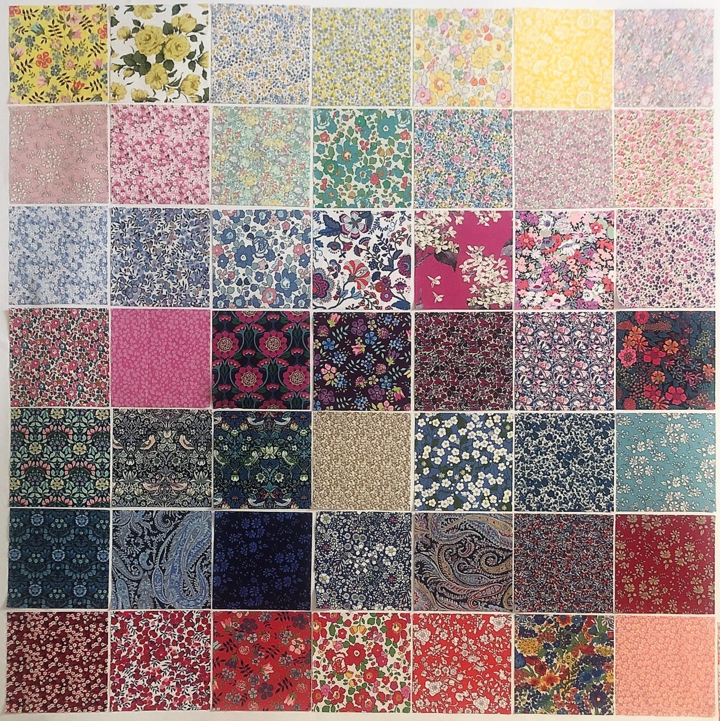 50 Liberty Tana Lawn®- 5 inch Fabric Precut Squares