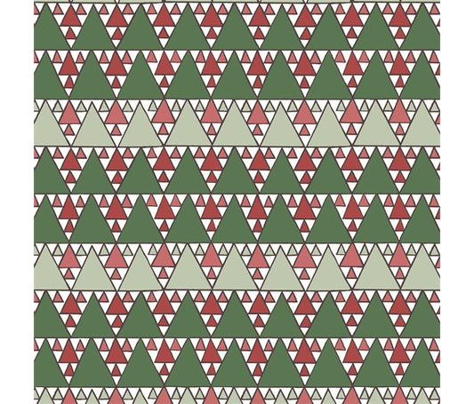 Liberty Christmas Fabric - Evergreen Glade Green Fabric