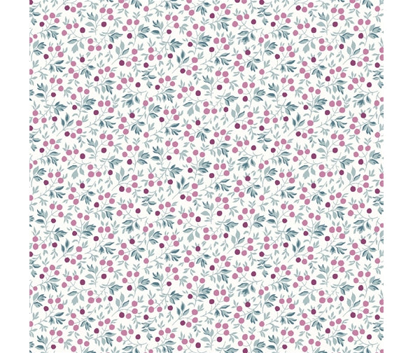 Liberty Christmas Fabric - Frost Berry Fabric