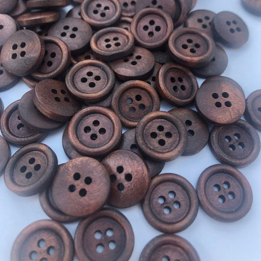 15mm Wooden Buttons