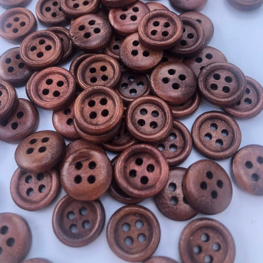 10mm Wooden Buttons
