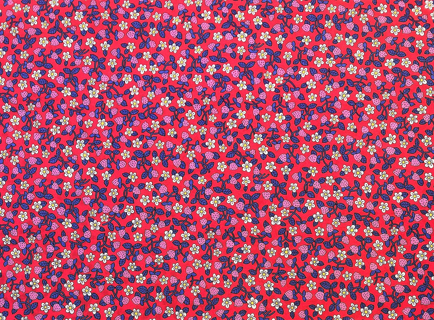 Liberty Fabric - Strawberries and Cream Tana Lawn® Cotton
