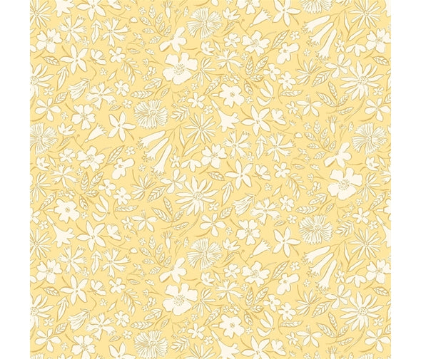 Liberty Fabric Riviera Collection - Summer Sketch Yellow