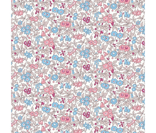 Liberty Fabric Flower Show Midnight Garden - Forget Me Not Blossom