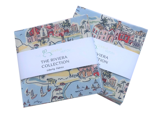 Liberty Charm Square Pack - Riviera Collection pastel, 30 squares