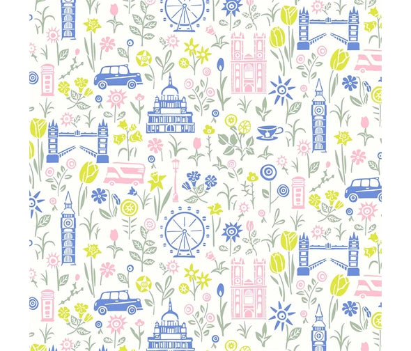 Liberty Fabric London Parks Collection -  Summer In The City